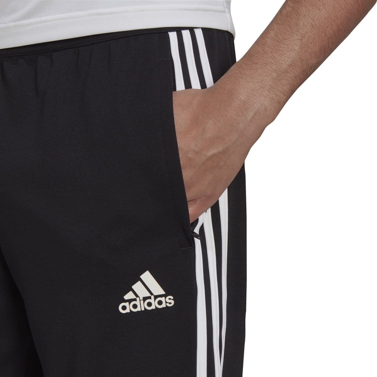 adidas Men's Aeroready Sereno Slim Tapered-Cut 3-Stripes Pants