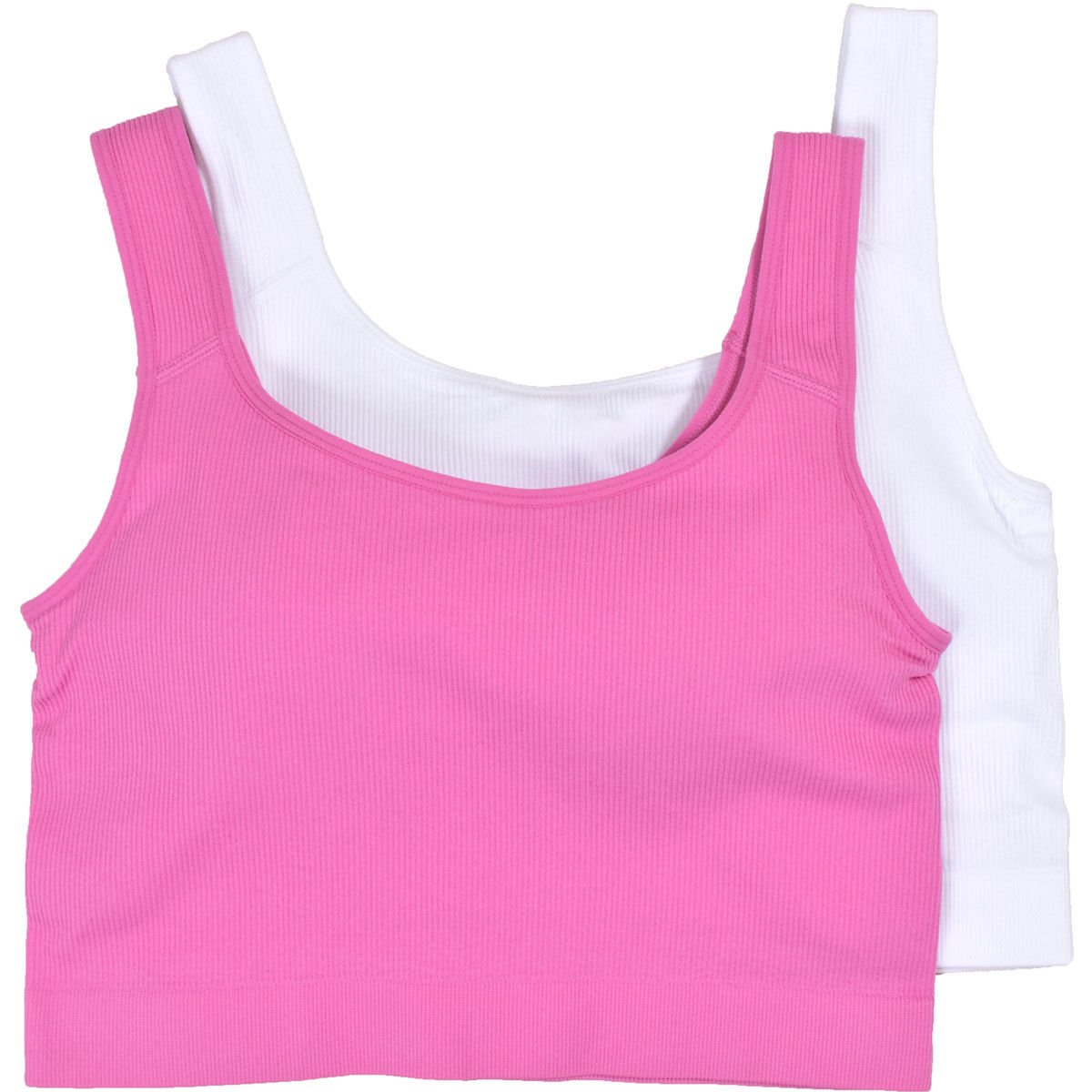 Jockey Women's 2Pack Seamless Rib Scoop Bra