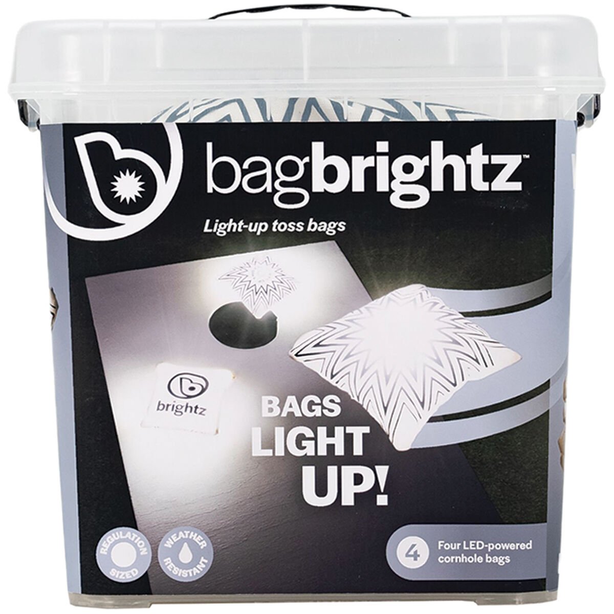 Brightz 4 Pack LED Cornhole Bags