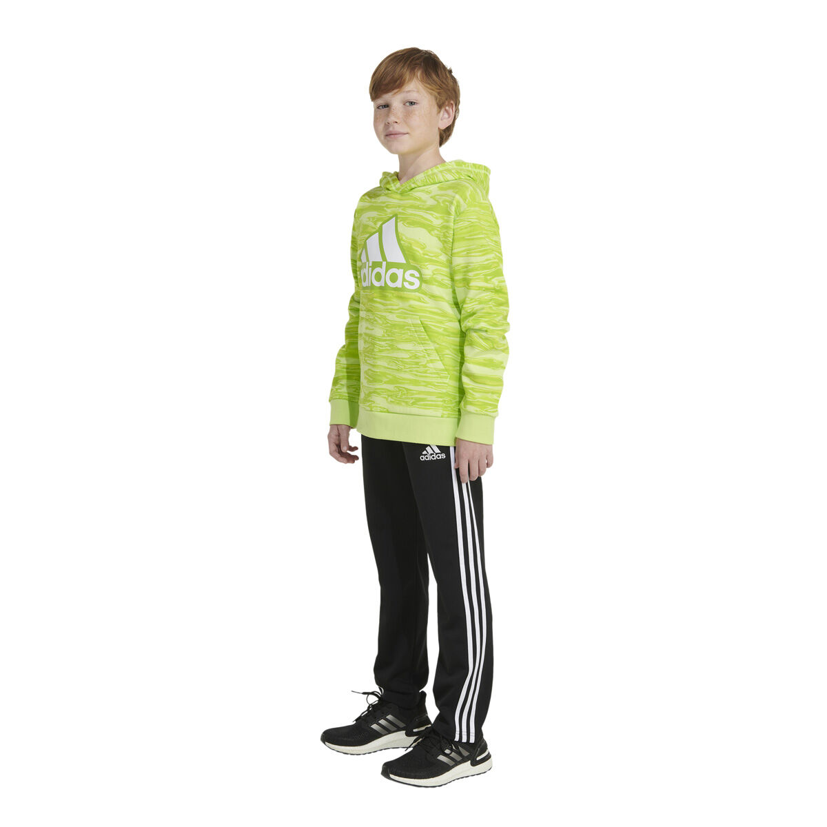 adidas Boys' AOP Liquid Camo Pullover Hoodie