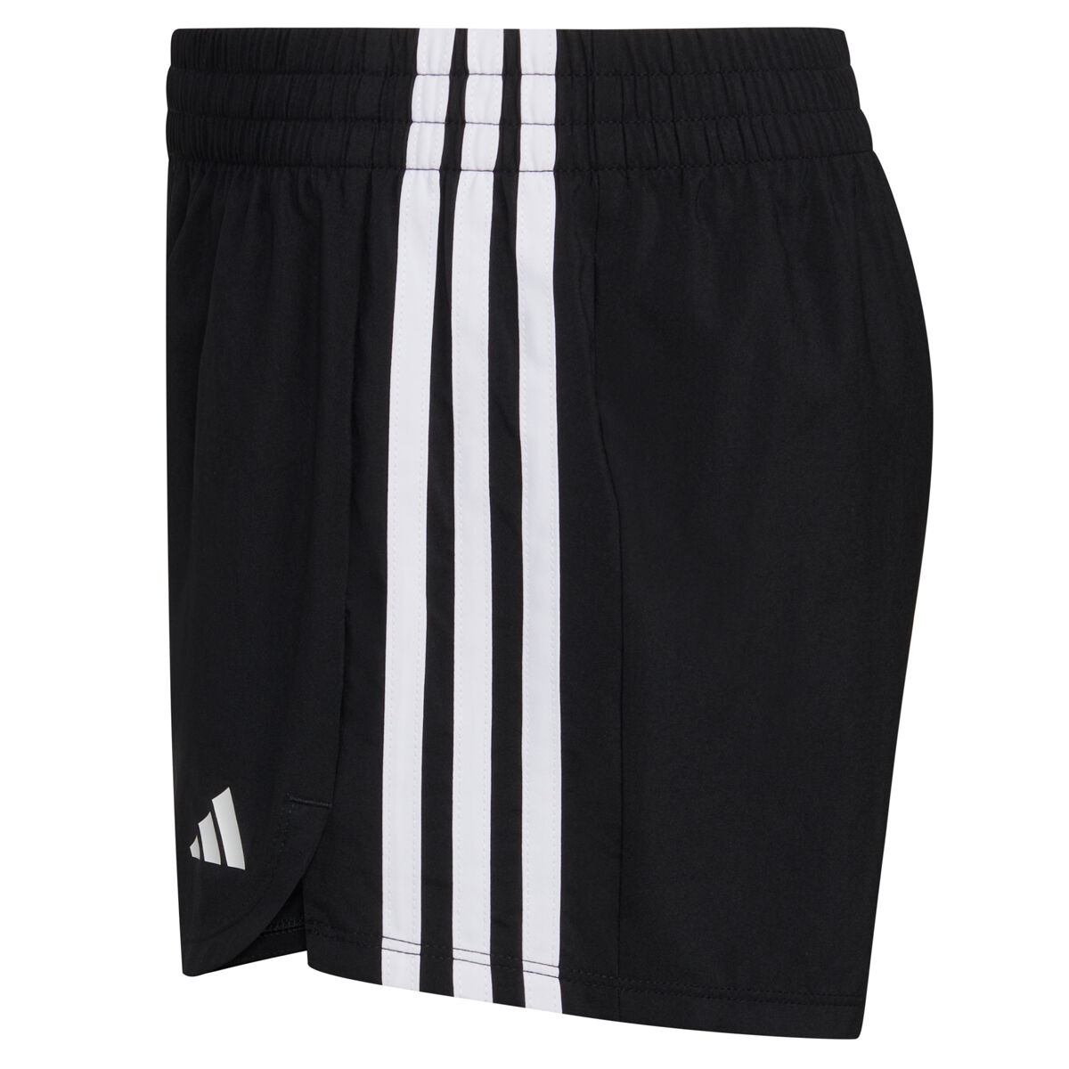 adidas Girls' AEROREADY® Elastic Waistband 3-Stripes Pacer Shorts