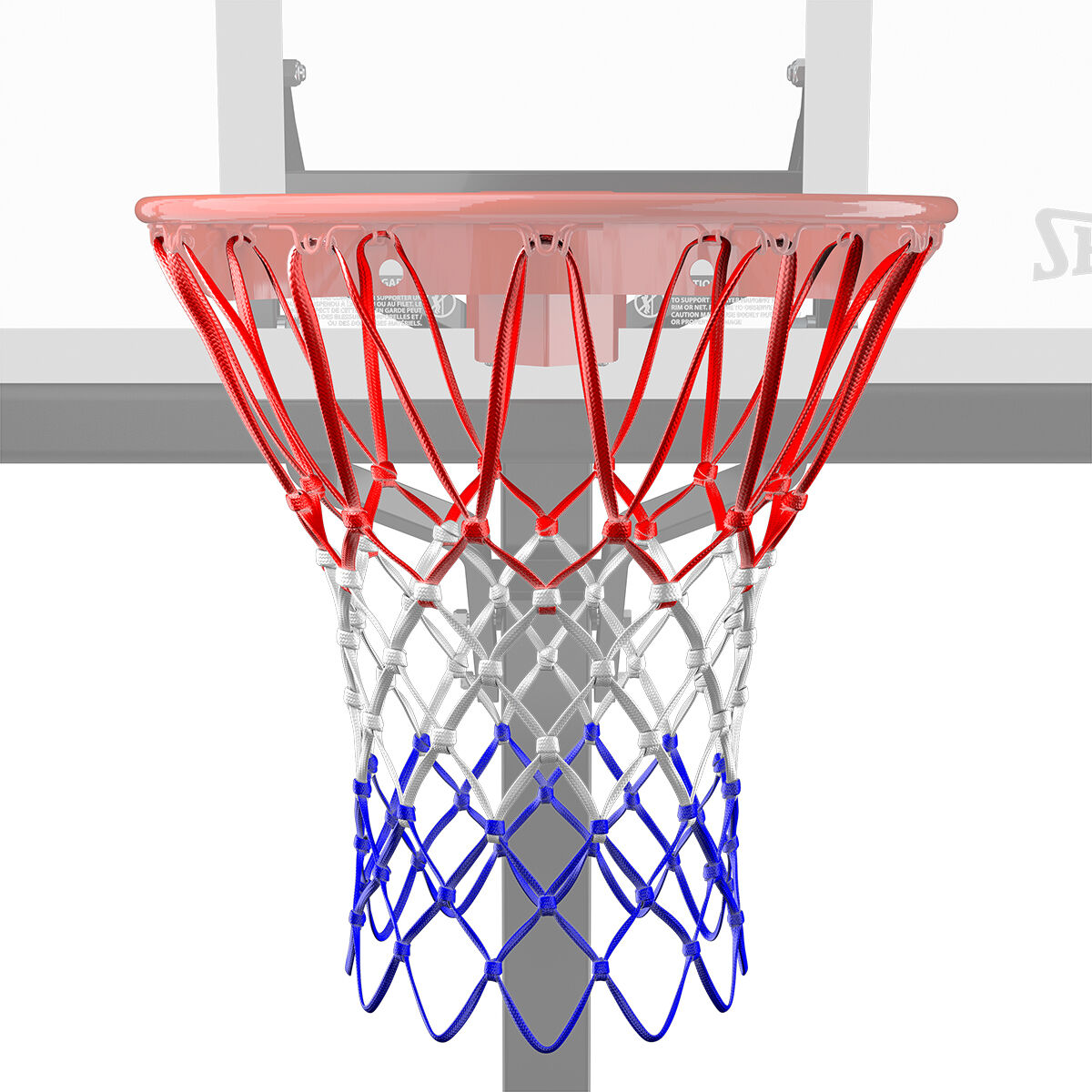 Spalding All-Weather Red, White & Blue Net