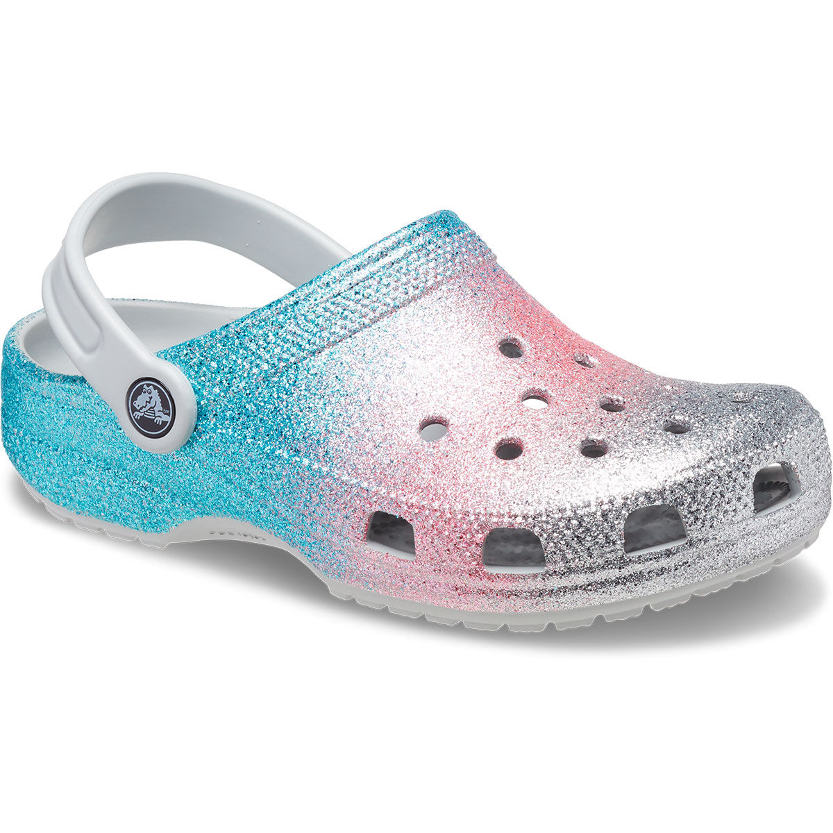Crocs Youth Classic Glitter Shimmer Clogs