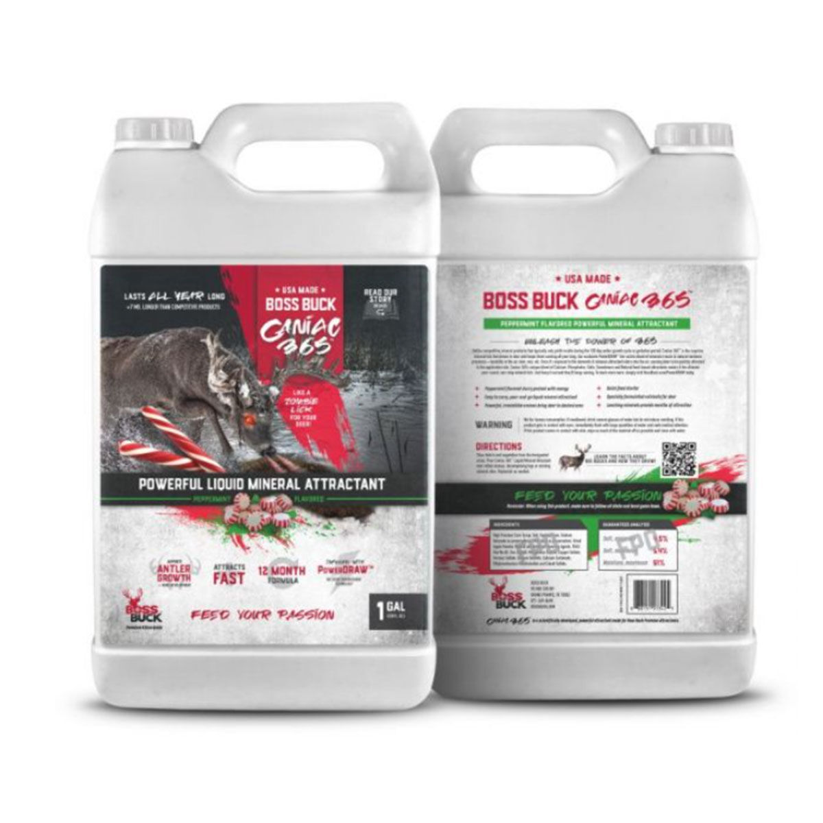 Boss Buck 1 Gallon Liquid Caniac 365 Peppermint