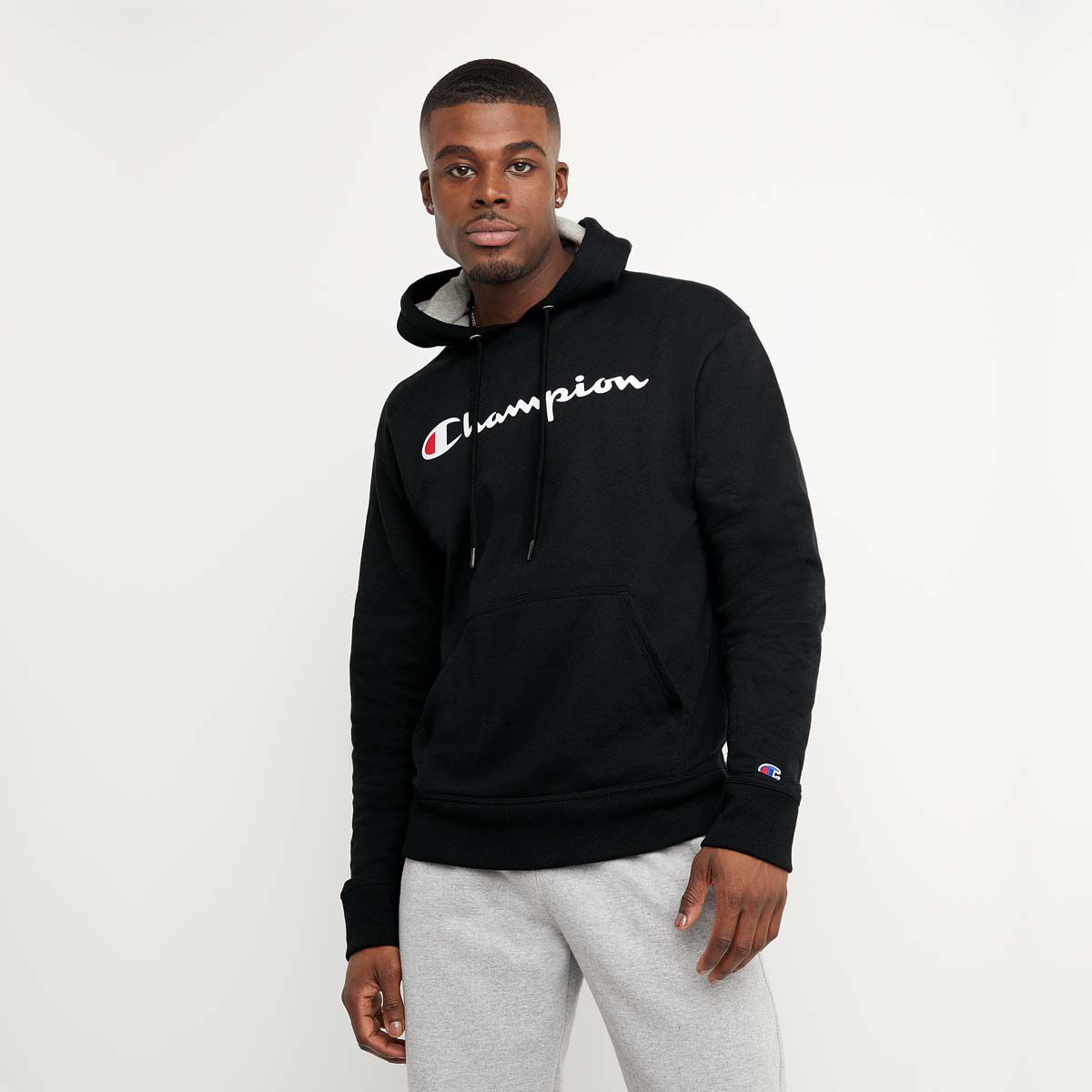 Champion Men's Powerblend Big Logo Pullover Hoodie