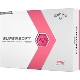 Callaway Golf 2023 Lady Supersoft Pink Golf Balls 12 Pack