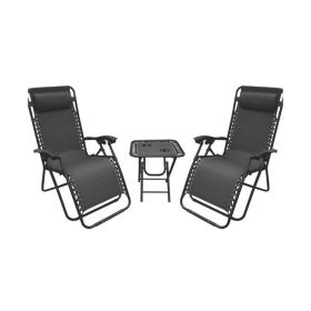 World Famous 3-Piece Zero Gravity Chair Set