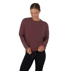 90 Degree Lux Stone Washed Crew w/ Drawstring Waist