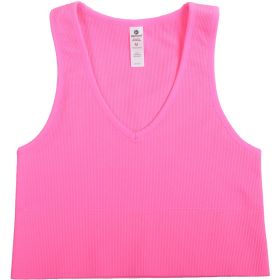 90 Degree Women's Seamless V-Neck Crop Tank
