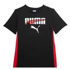 Puma Boy's Short Sleeve Jersey Tee