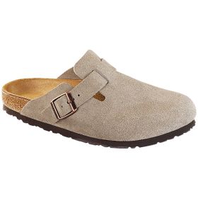 Birkenstock Boston Taupe Suede