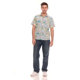 Canada Weather Gear Men's Poly Perforated Woven Shirt