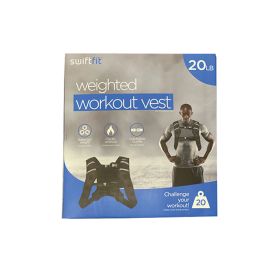 Swiftfit 20lb Weighted Workout Vest