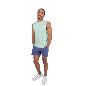Powerflex Men's Heather Johny Muscle Tank