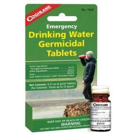 Coghlans Emergency Drinking Water Tablets