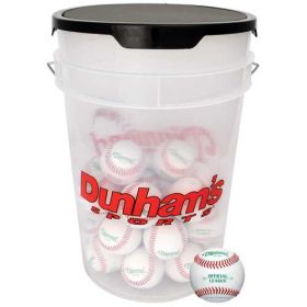 Diamond Sports 24pk D-OB Leather Baseballs and Bucket Combo