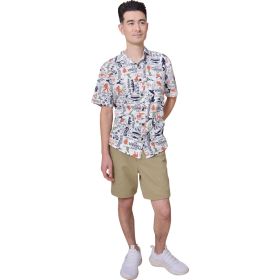 Canada Weather Gear Men's Short Sleeve Woven Top