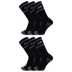 New Balance 6 Pack Cushioned Crew Socks