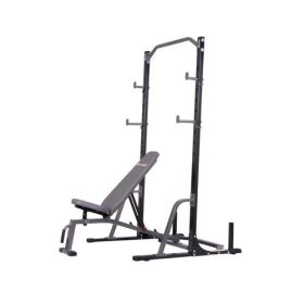 Body Champ 2PC Power Rack With Utility Bench