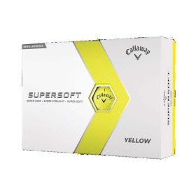 Callaway Golf 2023 Yellow Supersoft Golf BAlls 12 Pack
