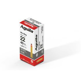 Aguila 22 WMR Ammo 40 Grain Semi-Jacketed Soft Point Ammunition