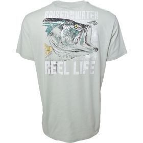 Reel Life Men's Bass Head Short Sleeve T-Shirt