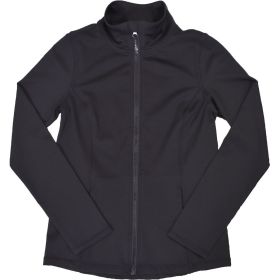 90 Degree Girls' Full Zip Black Yoga Jacket
