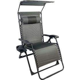 Black Sierra Zero Gravity XL Shade Chair
