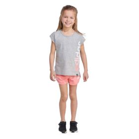 adidas Girls' Mesh Tee & Shorts Set
