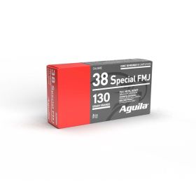 Aguila .38 SPL 130 Grain FMJ Ammunition - 50 Rounds