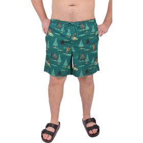 Aeroline Men's 7" 2in1 Deer Swim Trunk