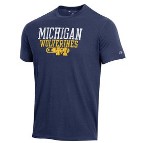 Champion Michigan Bar Script Short Sleeve Shirt