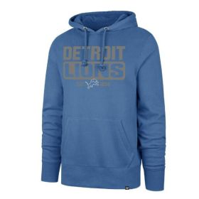 47 Brand Detroit Lions Box Out Headline Hoodie