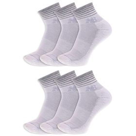New Balance 6 Pack Cushioned Ankle Socks