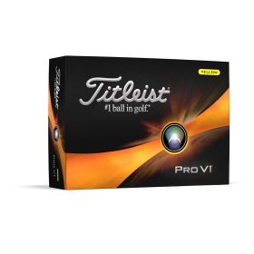 Titleist Prior Generation Titleist Pro V1 Yellow Golf Balls (1 dozen)