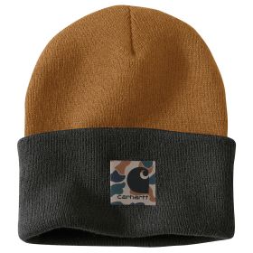 Carhartt Men's Knit Camo Patch Beanie