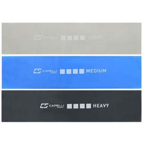 Capelli Sport 3 Pack Looped Resistance Band