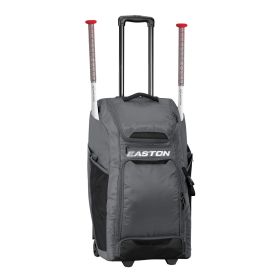 Easton Wheeled Catcher's Bag, Black
