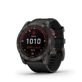 Garmin f?nix® 7X Solar, Slate Gray with Black Band