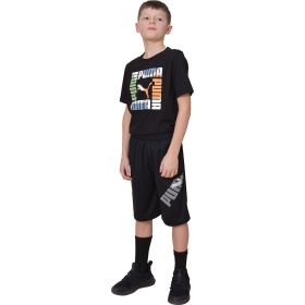 Puma Boy's Short Sleeve Jersey Tee