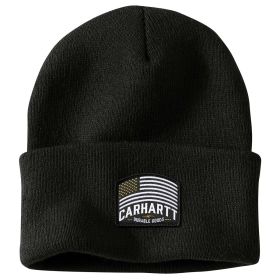 Carhartt Men's Knit Flag Patch Beanie