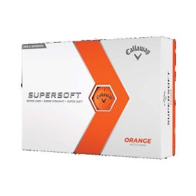 Callaway Golf 2023 Orange Supersoft Golf Balls 12 Pack