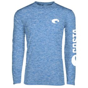 Costa Men's Long Sleeve Heathered Fishing T-Shirt