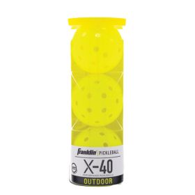 Franklin 3 Pack X-40 Outdoor Pickleballs