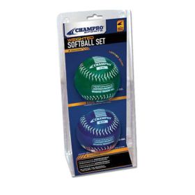 Champro 2pk Training Softballs