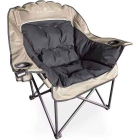 Black Sierra Comfort Cloud Padded Chair