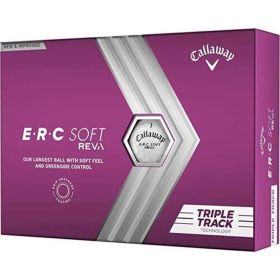 Callaway Golf 2023 E.R.C Soft Reva Lady Triple Track Golf Balls 12 Pack