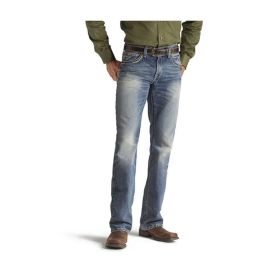 Ariat Men's Low Rise Gambler Slim Fit Straight Leg Jeans