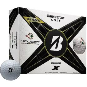 Bridgestone 2024 Tour B X Mindset White GOlf Balls 12 Pack