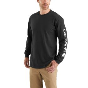 Carhartt Loose Fit Heavyweight Long-Sleeve Logo Sleeve Graphic T-Shirt